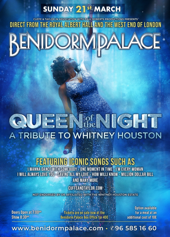 Whitney Queen of the night Benidorm Palace